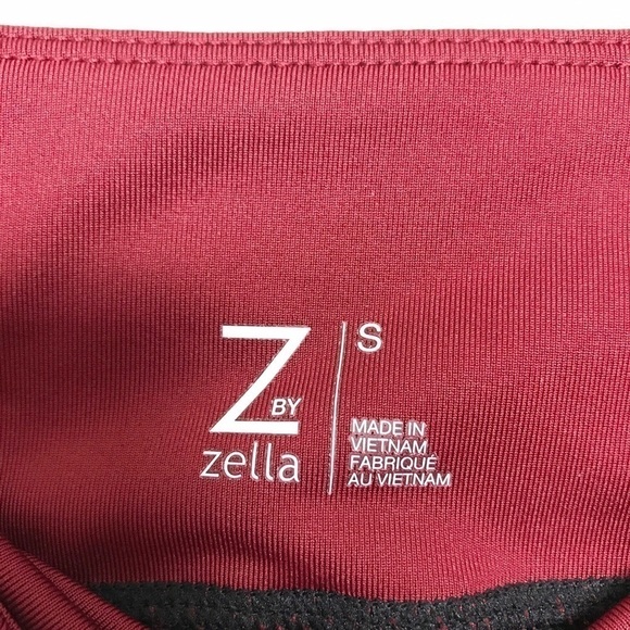 Z by Zella Colorblock Crop Leggings mesh leg S - Picture 7 of 8